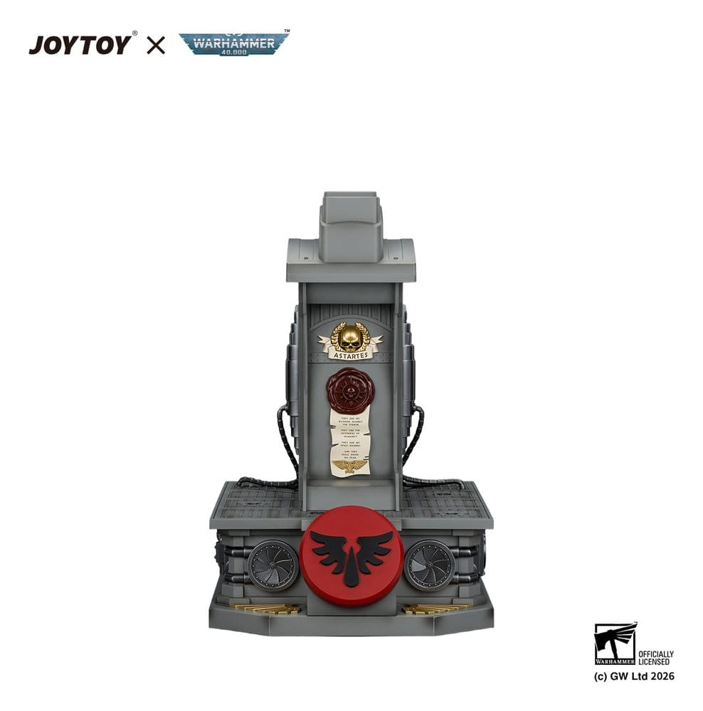 Warhammer Replik Blood Angels MkX Helm & Displayständer 44 cm