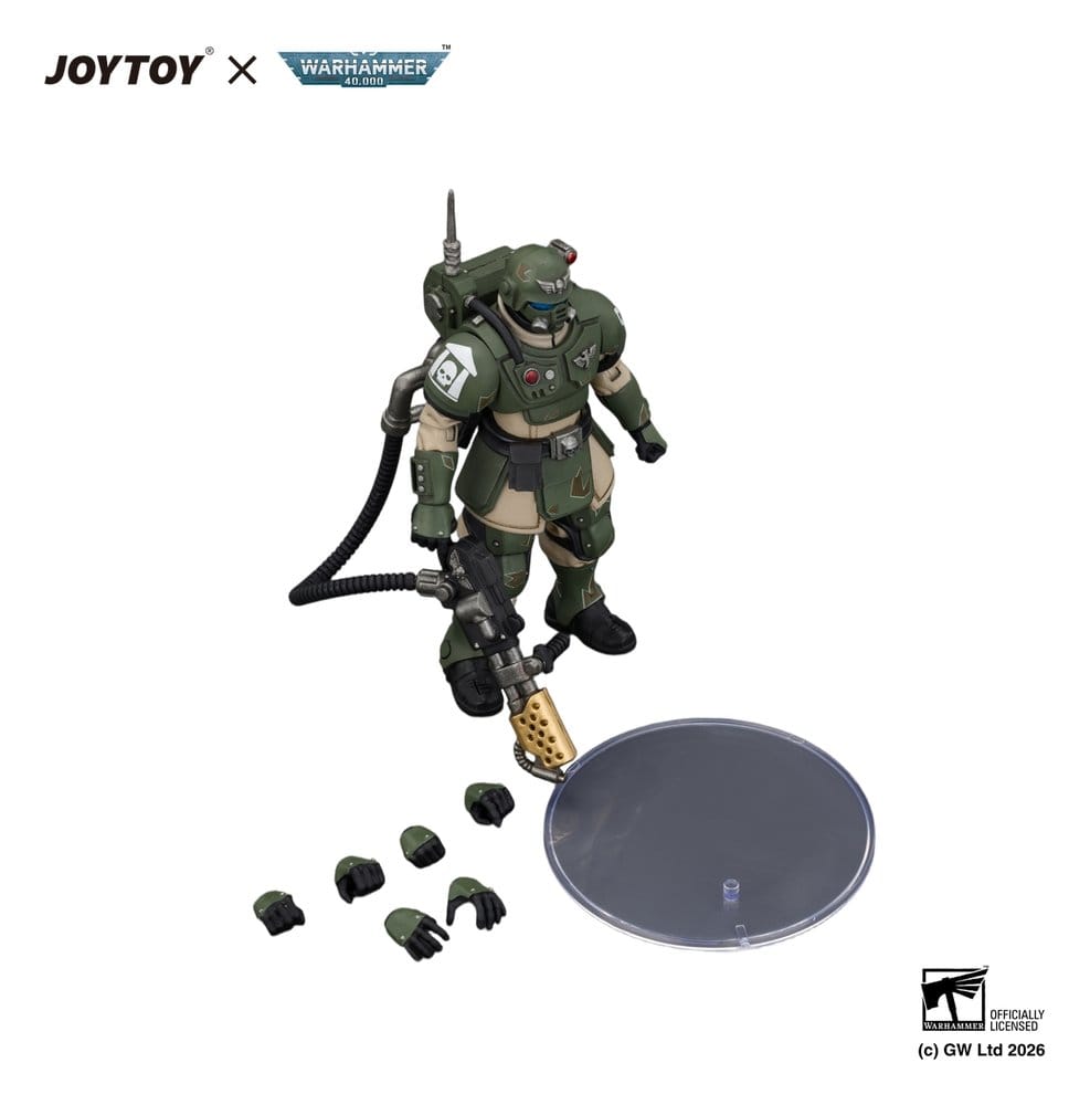 Warhammer Actionfigur Astra Militarum Kasrkin 2 with Flamer