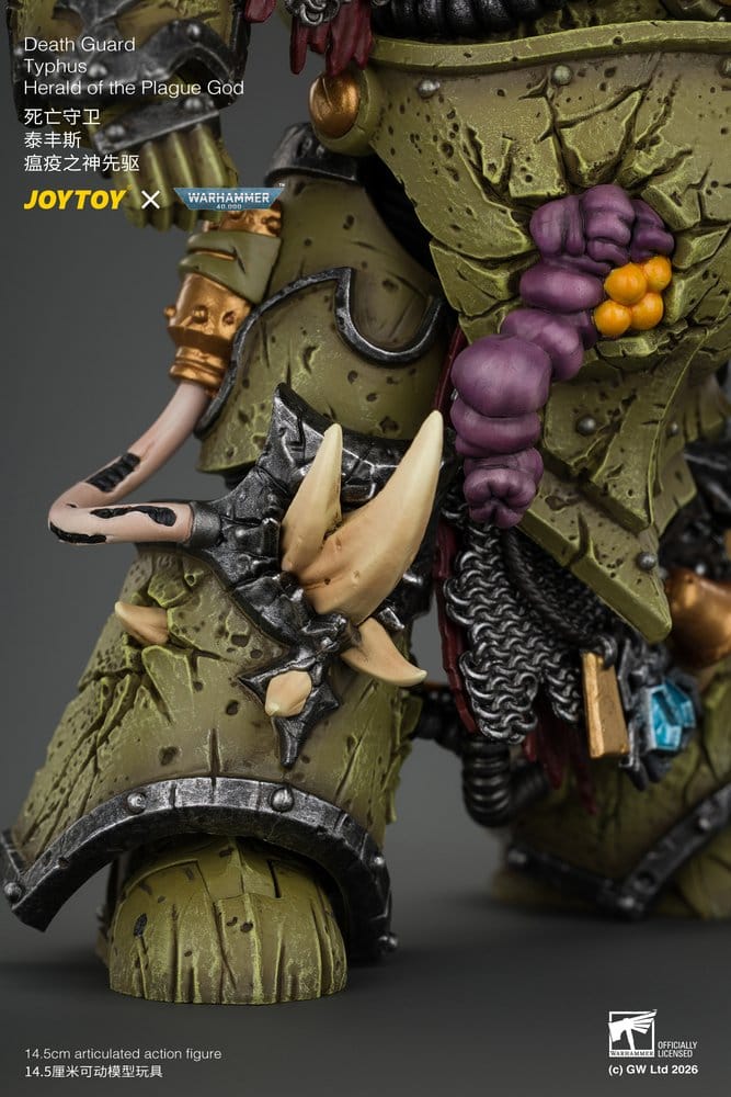 Warhammer Actionfigur Death Guard Typhus Herald of the Plague God 15 cm