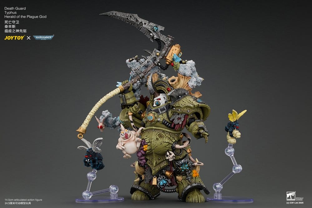 Warhammer Actionfigur Death Guard Typhus Herald of the Plague God 15 cm