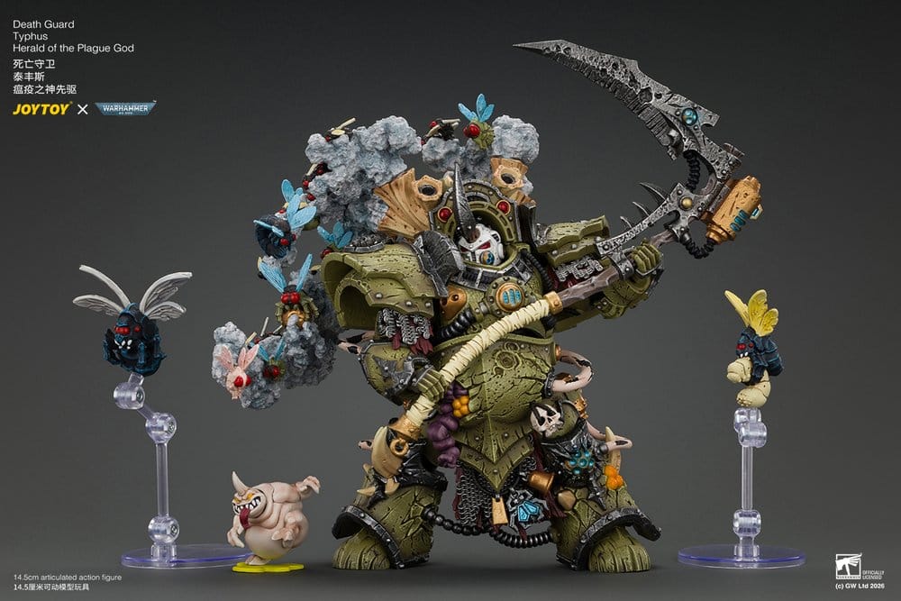 Warhammer Actionfigur Death Guard Typhus Herald of the Plague God 15 cm