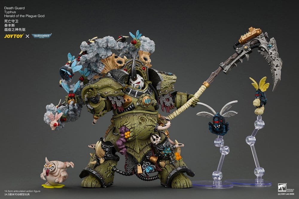 Warhammer Actionfigur Death Guard Typhus Herald of the Plague God 15 cm