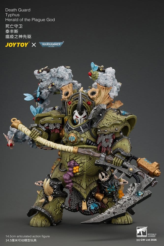Warhammer Actionfigur Death Guard Typhus Herald of the Plague God 15 cm