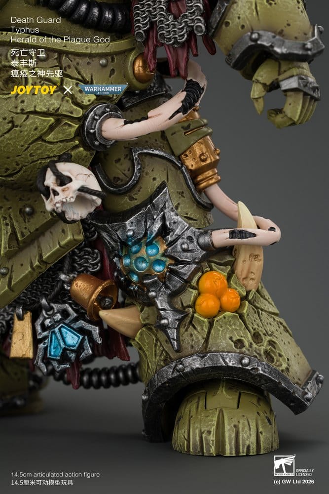 Warhammer Actionfigur Death Guard Typhus Herald of the Plague God 15 cm