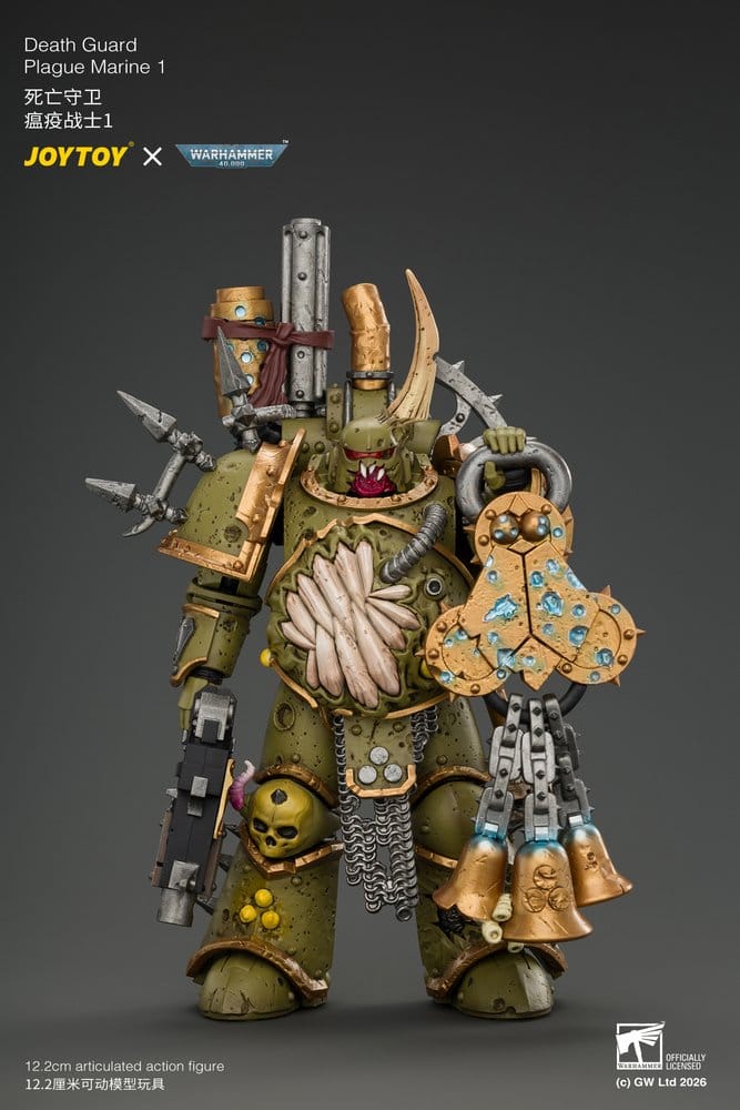 Warhammer Actionfigur Death Guard Plague Marine 1 12 cm