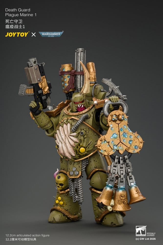 Warhammer Actionfigur Death Guard Plague Marine 1 12 cm