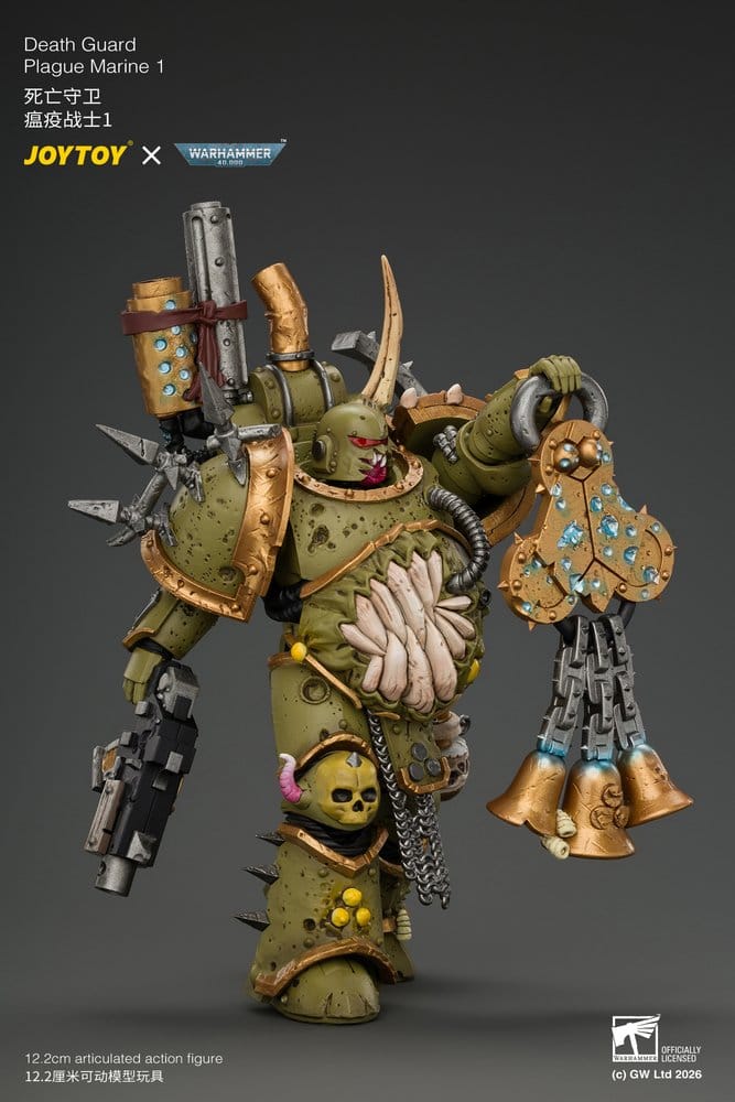 Warhammer Actionfigur Death Guard Plague Marine 1 12 cm