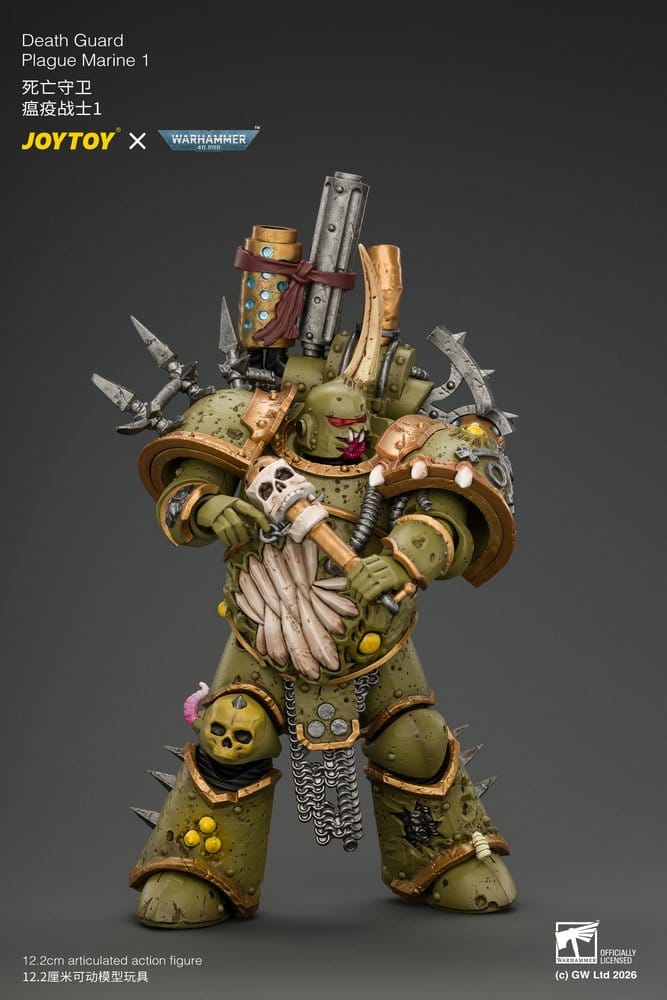 Warhammer Actionfigur Death Guard Plague Marine 1 12 cm