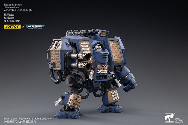 Warhammer 40k Actionfigur 1/18 Space Marines Ultramarines Venerable Dreadnought 19 cm