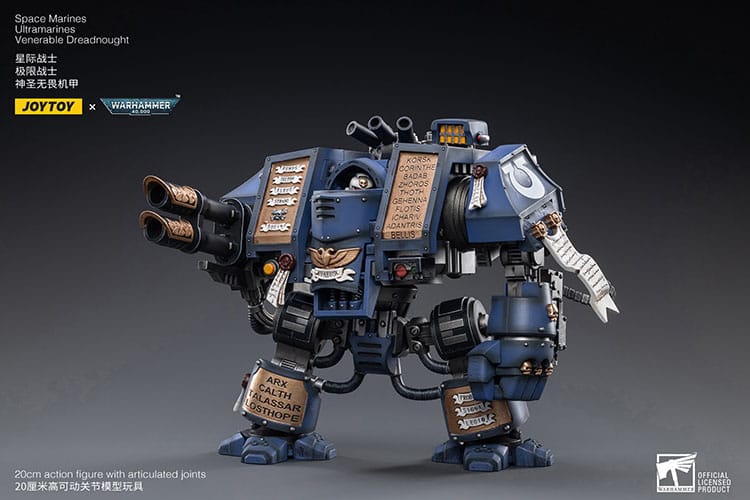 Warhammer 40k Actionfigur 1/18 Space Marines Ultramarines Venerable Dreadnought 19 cm
