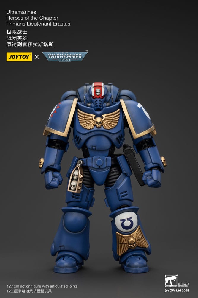 Warhammer 40k Actionfigur 1/18 Ultramarines Heroes of the Chapter Primaris Lieutenant Erastus 20 cm