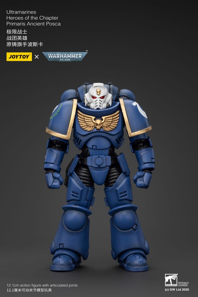Warhammer 40k Actionfigur 1/18 Ultramarines Heroes of the Chapter Primaris Ancient Posca 20 cm