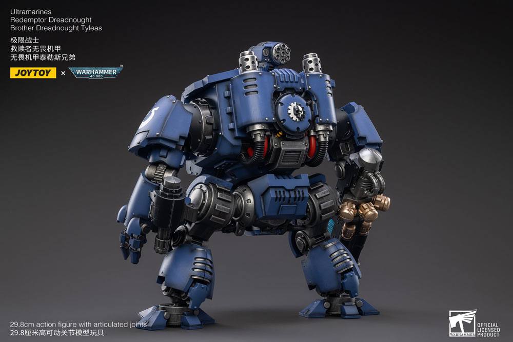Warhammer 40,000 Actionfigur 1/18 Ultramarines Redemptor Dreadnought Brother Dreadnought Tyleas 30 cm Reproduktion