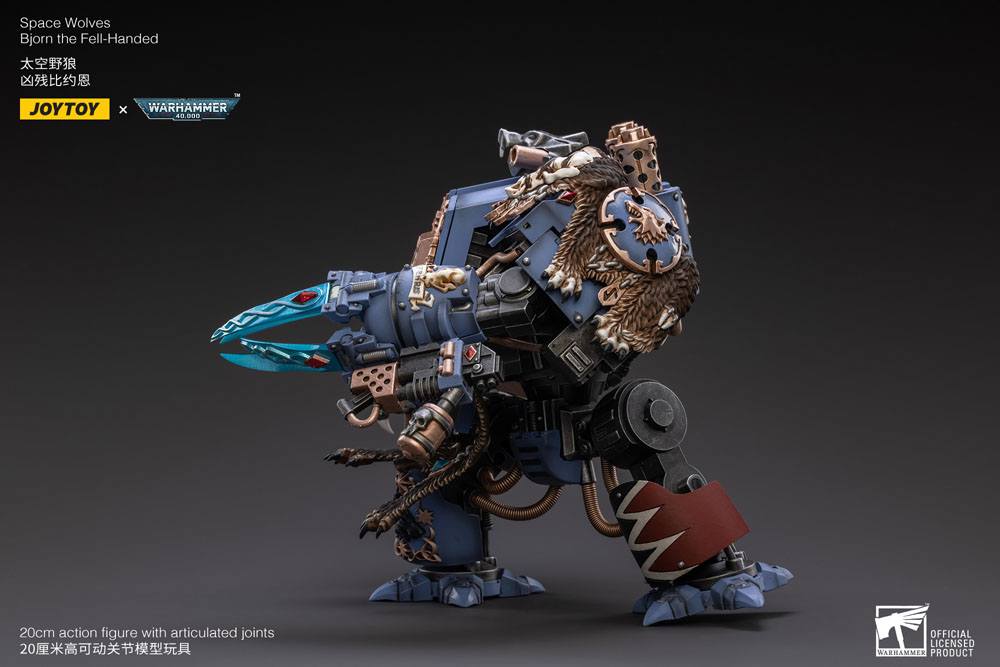 Warhammer 40k Actionfigur 1/18 Space Wolves Bjorn the Fell-Handed 19 cm