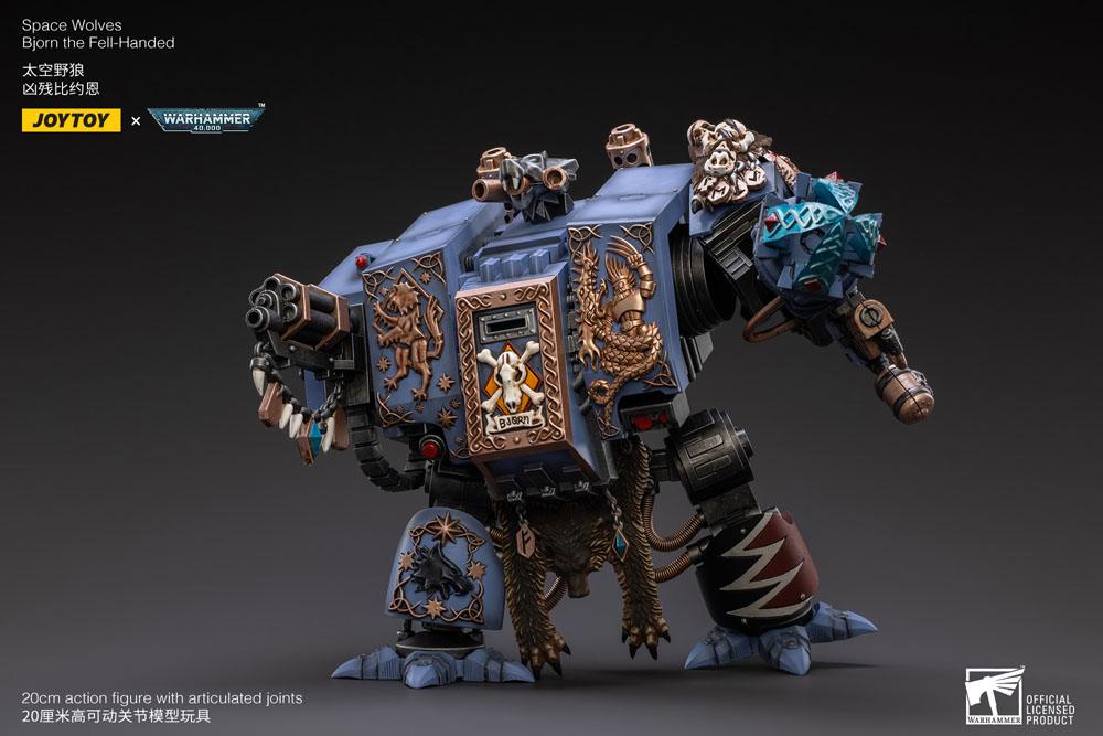 Warhammer 40k Actionfigur 1/18 Space Wolves Bjorn the Fell-Handed 19 cm