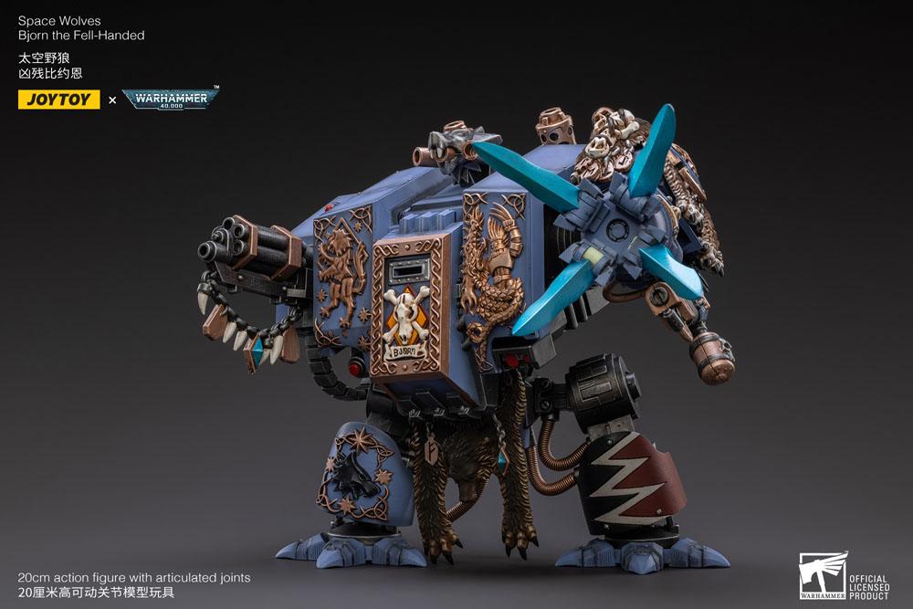 Warhammer 40k Actionfigur 1/18 Space Wolves Bjorn the Fell-Handed 19 cm