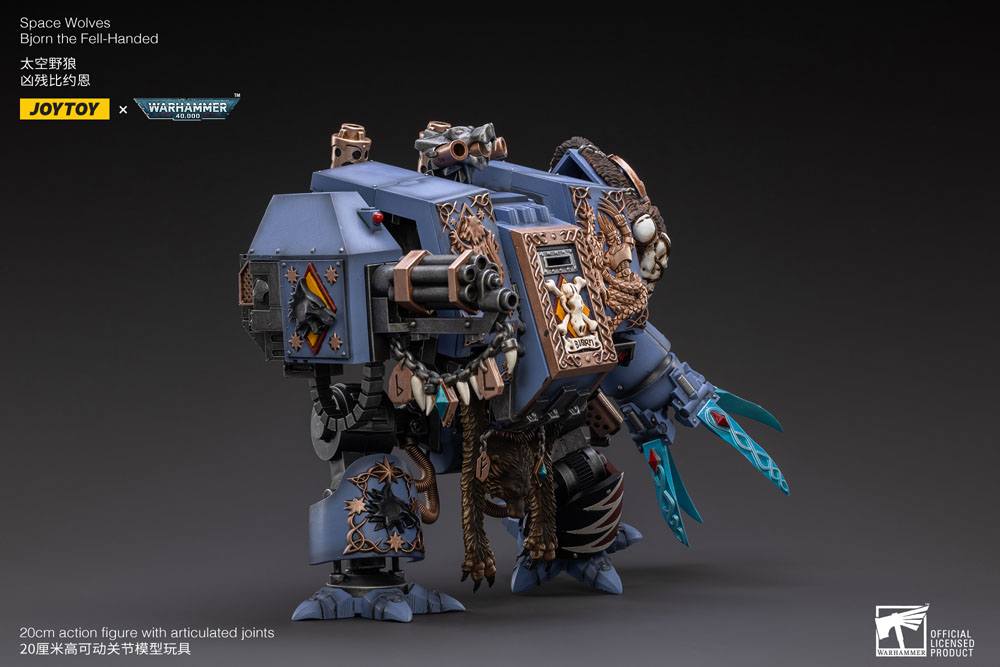 Warhammer 40k Actionfigur 1/18 Space Wolves Bjorn the Fell-Handed 19 cm