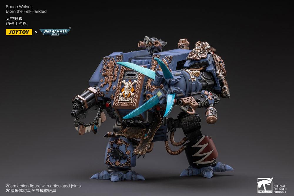 Warhammer 40k Actionfigur 1/18 Space Wolves Bjorn the Fell-Handed 19 cm
