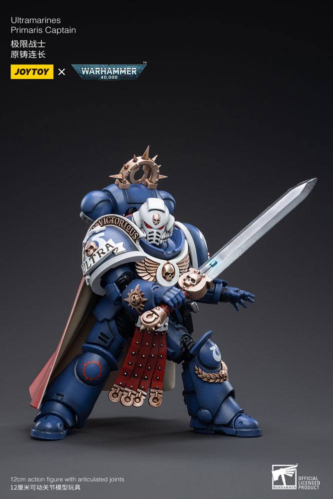 Warhammer 40k Actionfigur 1/18 Ultramarines Primaris Captain 12 cm