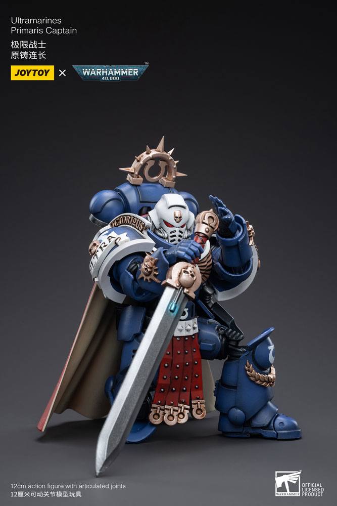 Warhammer 40k Actionfigur 1/18 Ultramarines Primaris Captain 12 cm