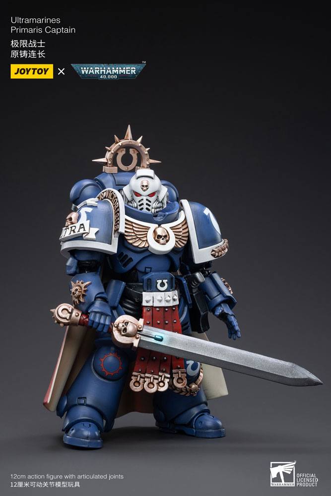 Warhammer 40k Actionfigur 1/18 Ultramarines Primaris Captain 12 cm