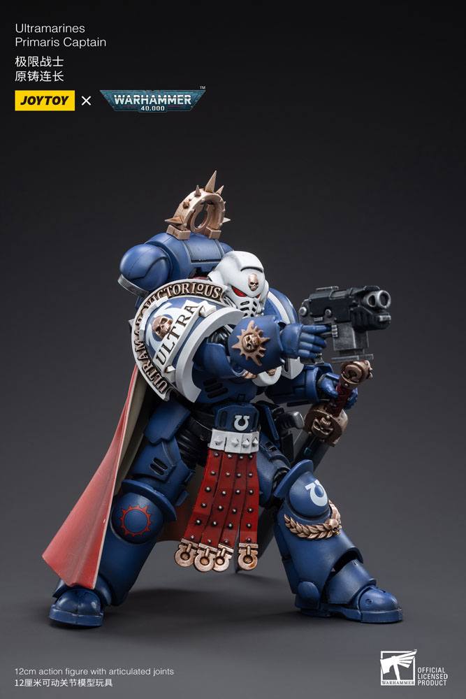 Warhammer 40k Actionfigur 1/18 Ultramarines Primaris Captain 12 cm