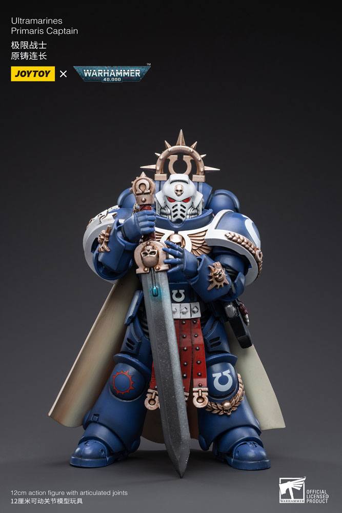 Warhammer 40k Actionfigur 1/18 Ultramarines Primaris Captain 12 cm