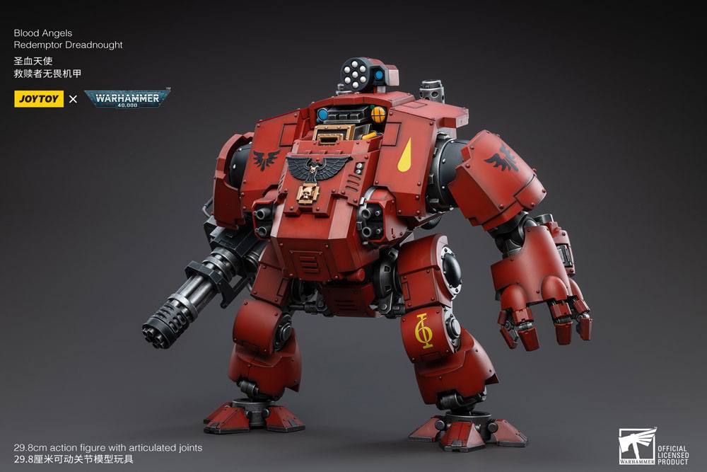 Warhammer 40k Actionfigur 1/18 Blood Angels Redemptor Dreadnought 30 cm