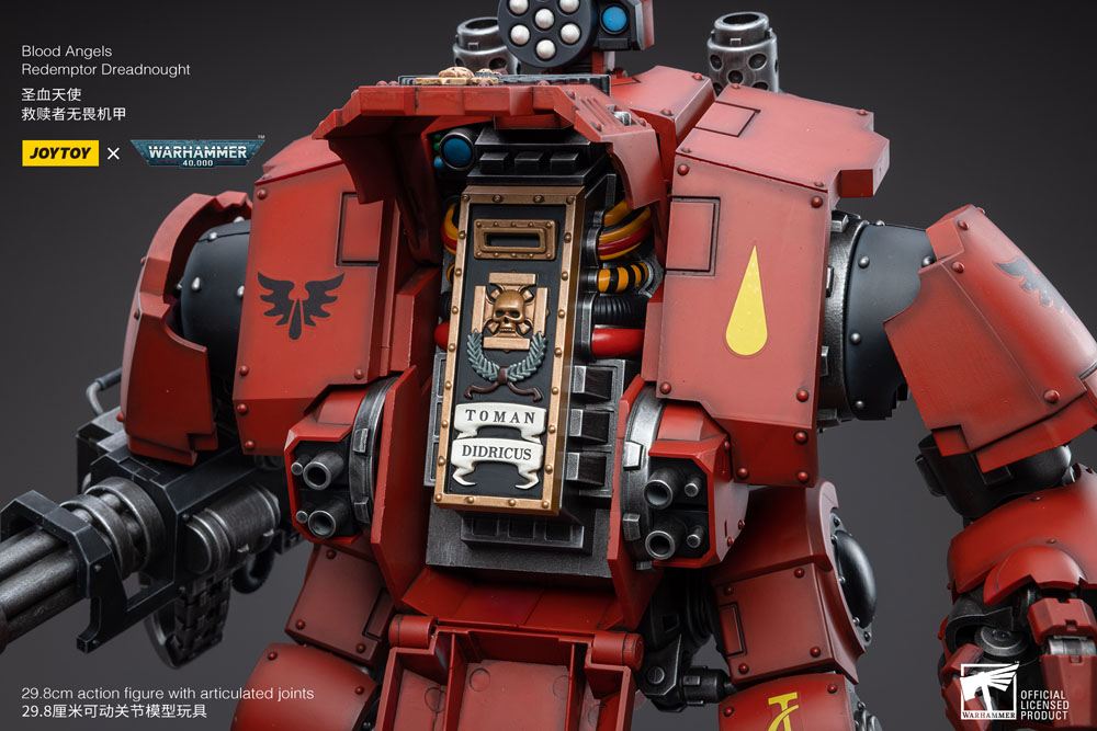 Warhammer 40k Actionfigur 1/18 Blood Angels Redemptor Dreadnought 30 cm