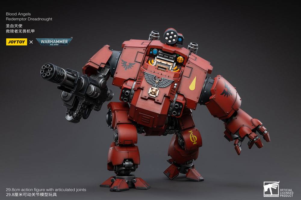 Warhammer 40k Actionfigur 1/18 Blood Angels Redemptor Dreadnought 30 cm