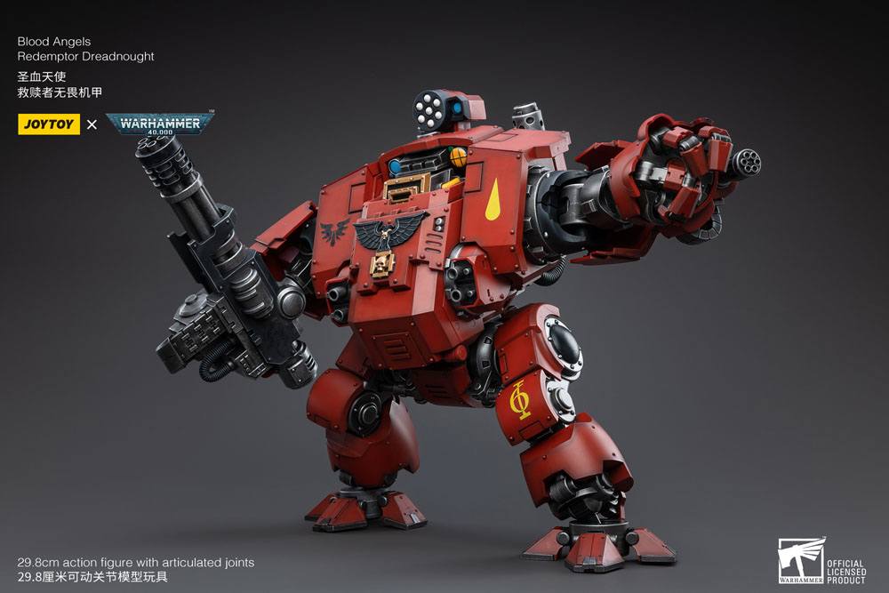 Warhammer 40k Actionfigur 1/18 Blood Angels Redemptor Dreadnought 30 cm