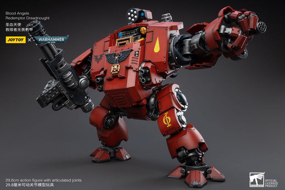 Warhammer 40k Actionfigur 1/18 Blood Angels Redemptor Dreadnought 30 cm