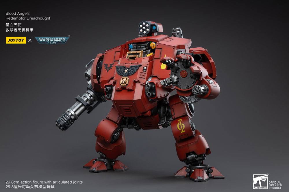 Warhammer 40k Actionfigur 1/18 Blood Angels Redemptor Dreadnought 30 cm