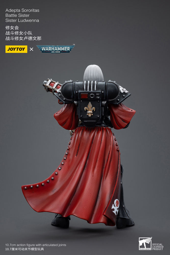 Warhammer 40k Actionfigur 1/18 Adepta Sororitas Battle Sister Sister Ludwenna 10 cm