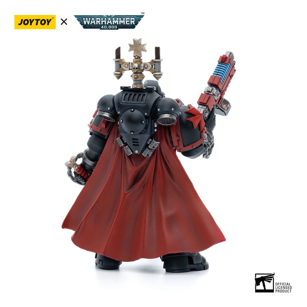 Warhammer 40k Actionfigur 1/18 Black Templars Sword Brethren Brother Lombast 12 cm