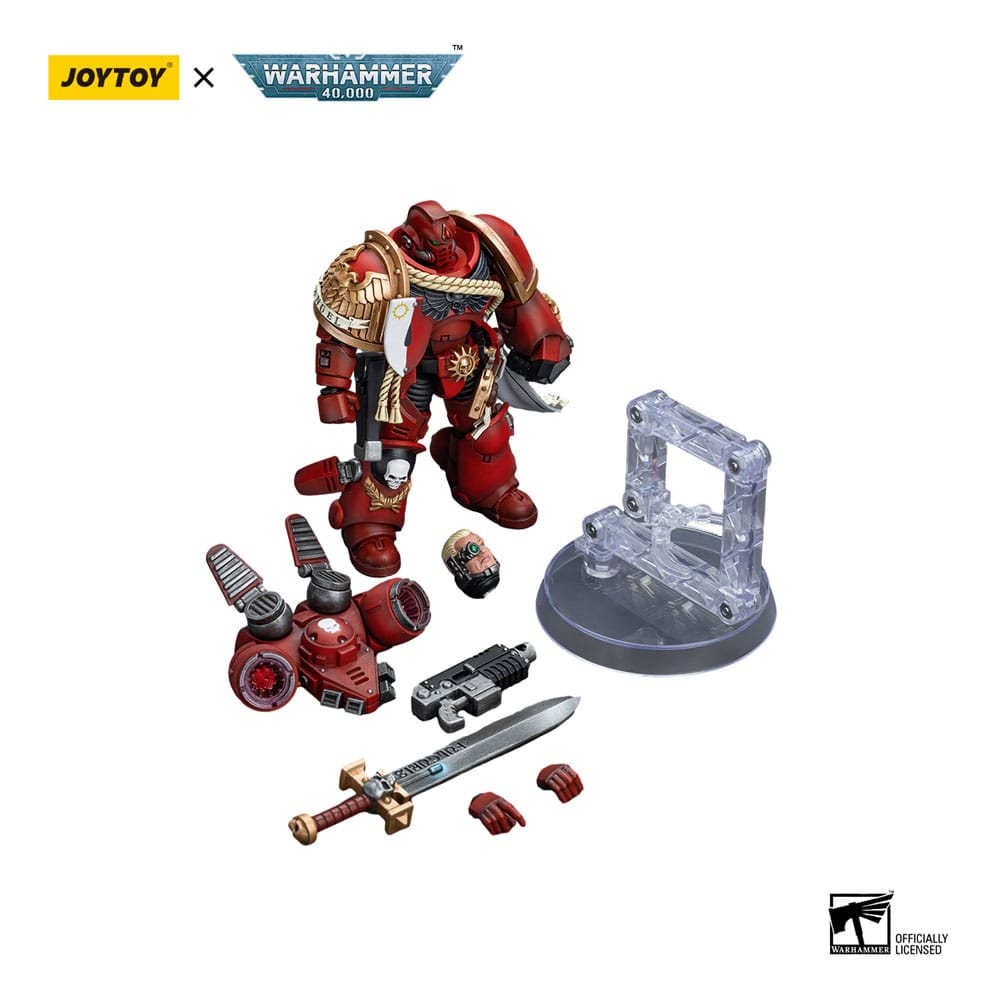 Warhammer The Horus Heresy Actionfigur 1/18 Blood Angels Captain With Jump Pack 12 cm
