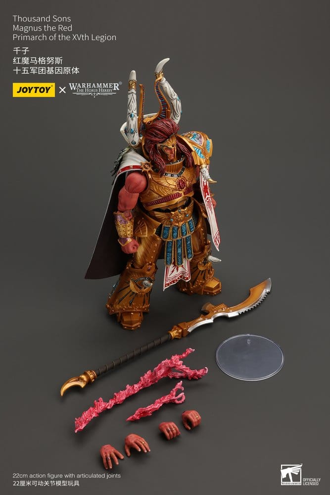 Warhammer The Horus Heresy Actionfigur 1/18 Thousand sons Magnus the Red Primarch of the XVth Legion 22 cm