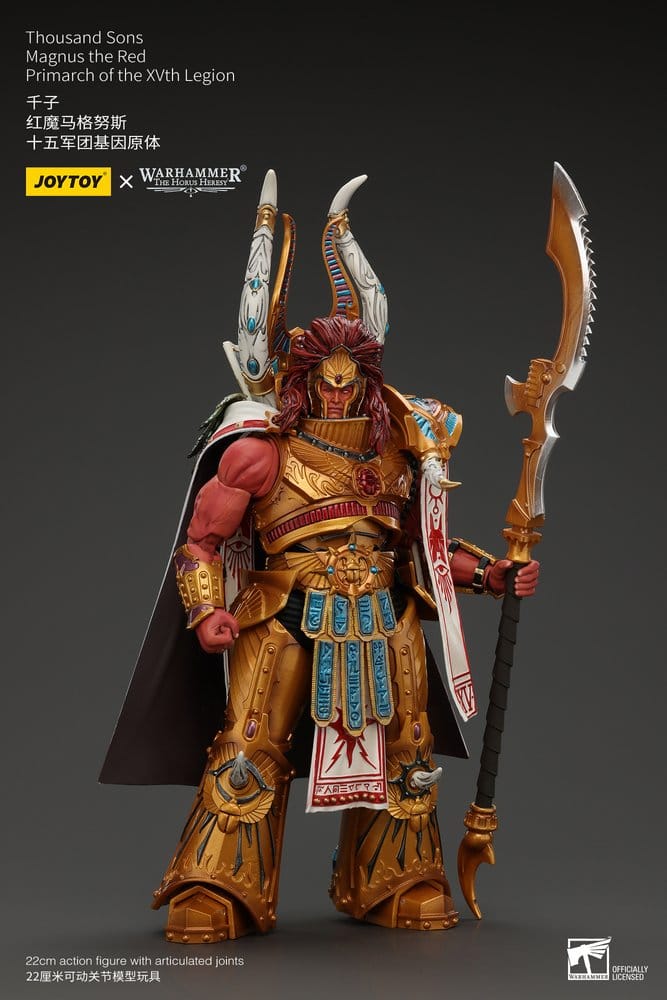 Warhammer The Horus Heresy Actionfigur 1/18 Thousand sons Magnus the Red Primarch of the XVth Legion 22 cm