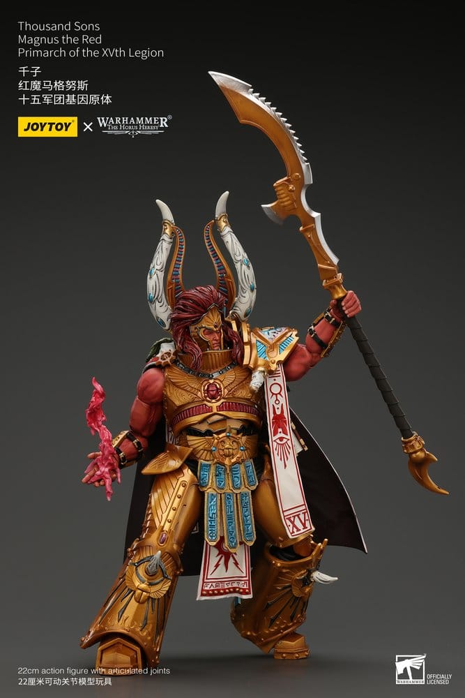 Warhammer The Horus Heresy Actionfigur 1/18 Thousand sons Magnus the Red Primarch of the XVth Legion 22 cm