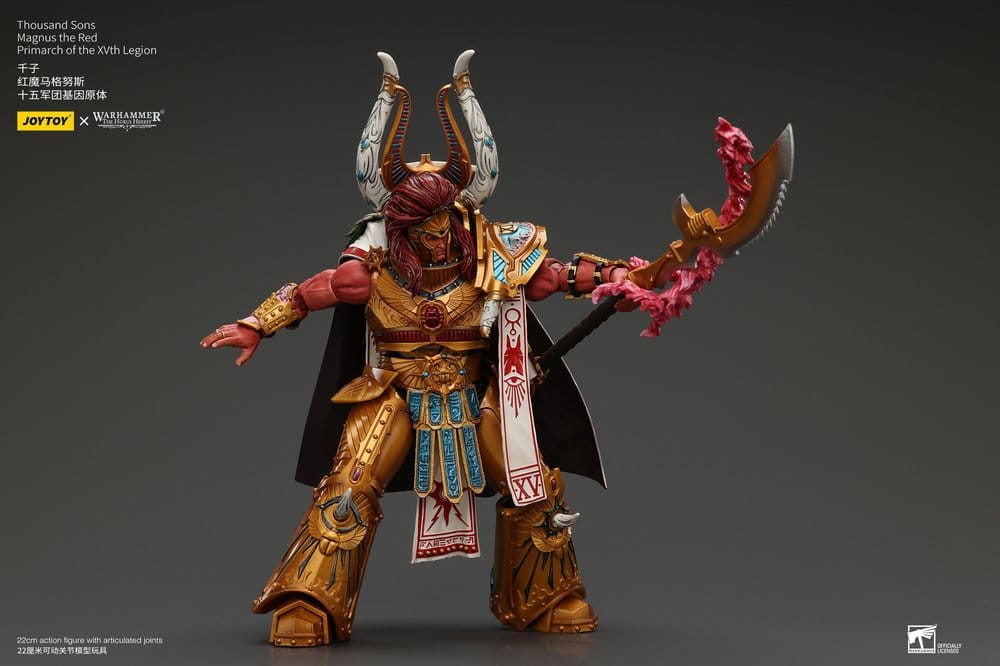 Warhammer The Horus Heresy Actionfigur 1/18 Thousand sons Magnus the Red Primarch of the XVth Legion 22 cm