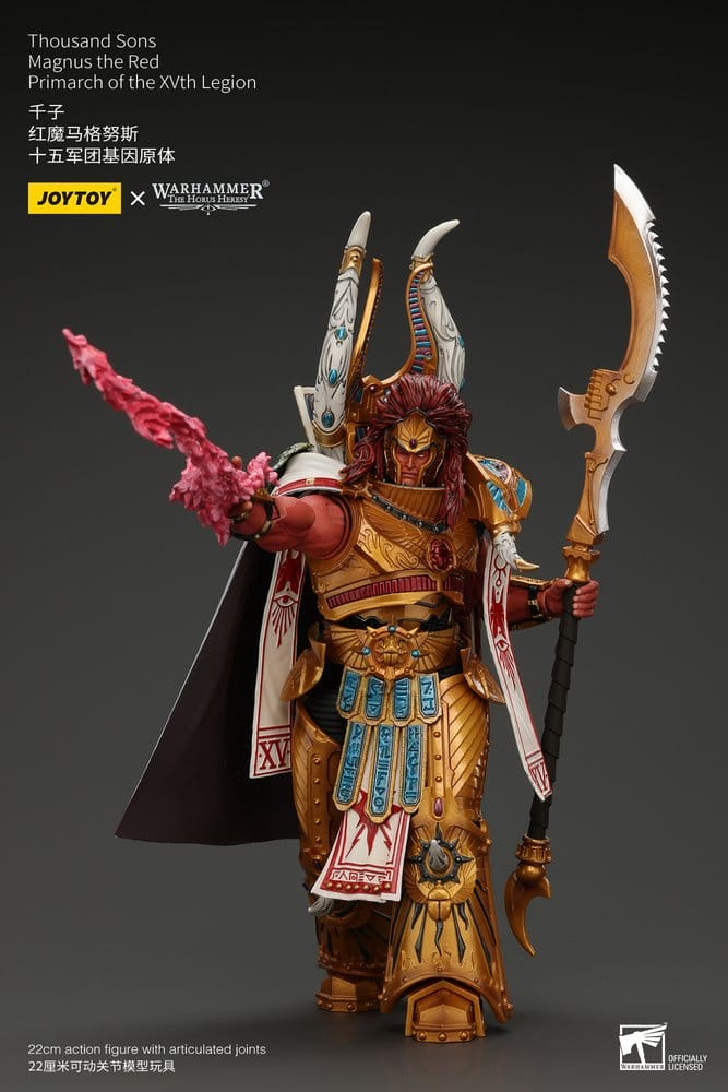 Warhammer The Horus Heresy Actionfigur 1/18 Thousand sons Magnus the Red Primarch of the XVth Legion 22 cm