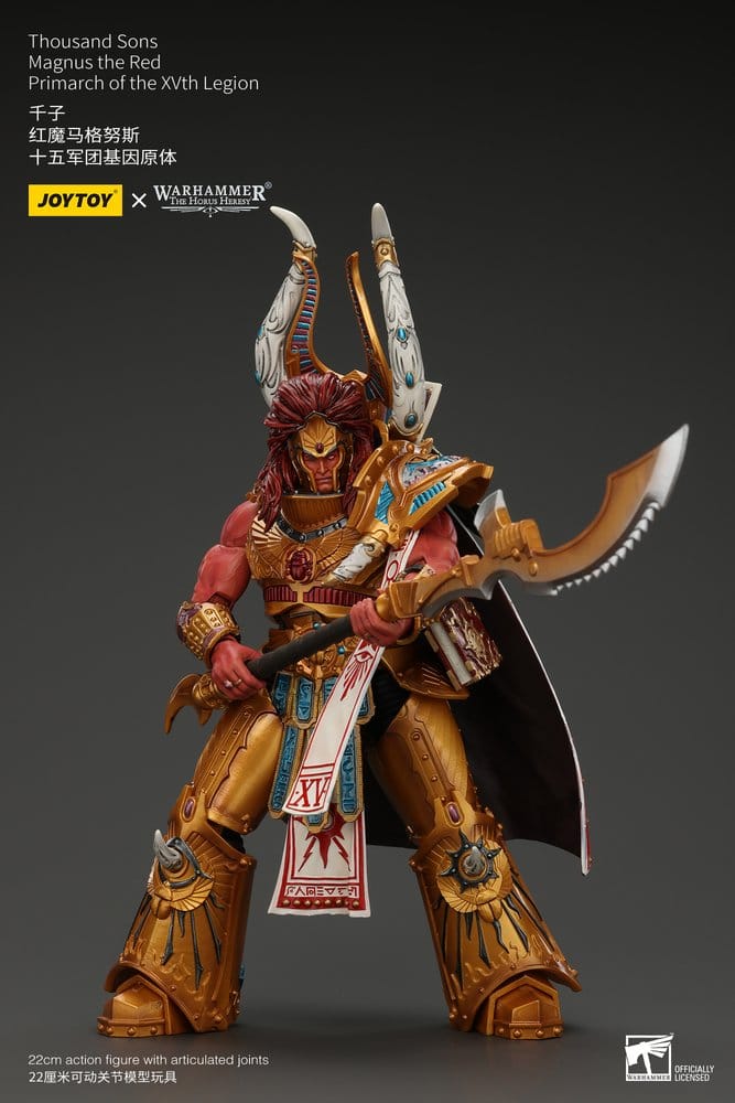 Warhammer The Horus Heresy Actionfigur 1/18 Thousand sons Magnus the Red Primarch of the XVth Legion 22 cm