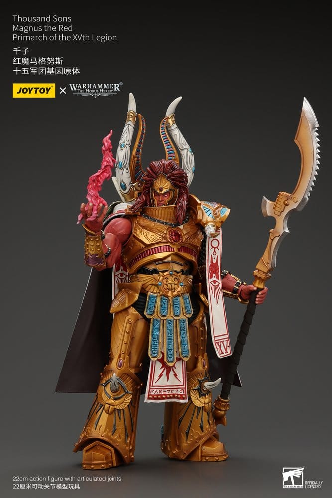 Warhammer The Horus Heresy Actionfigur 1/18 Thousand sons Magnus the Red Primarch of the XVth Legion 22 cm
