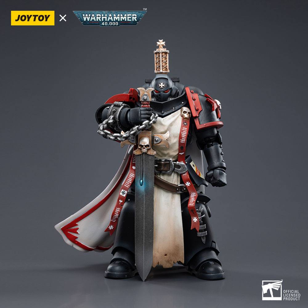 Warhammer 40k Actionfigur 1/18 Black Templars Primaris Sword Brethren Eberwulf 12 cm