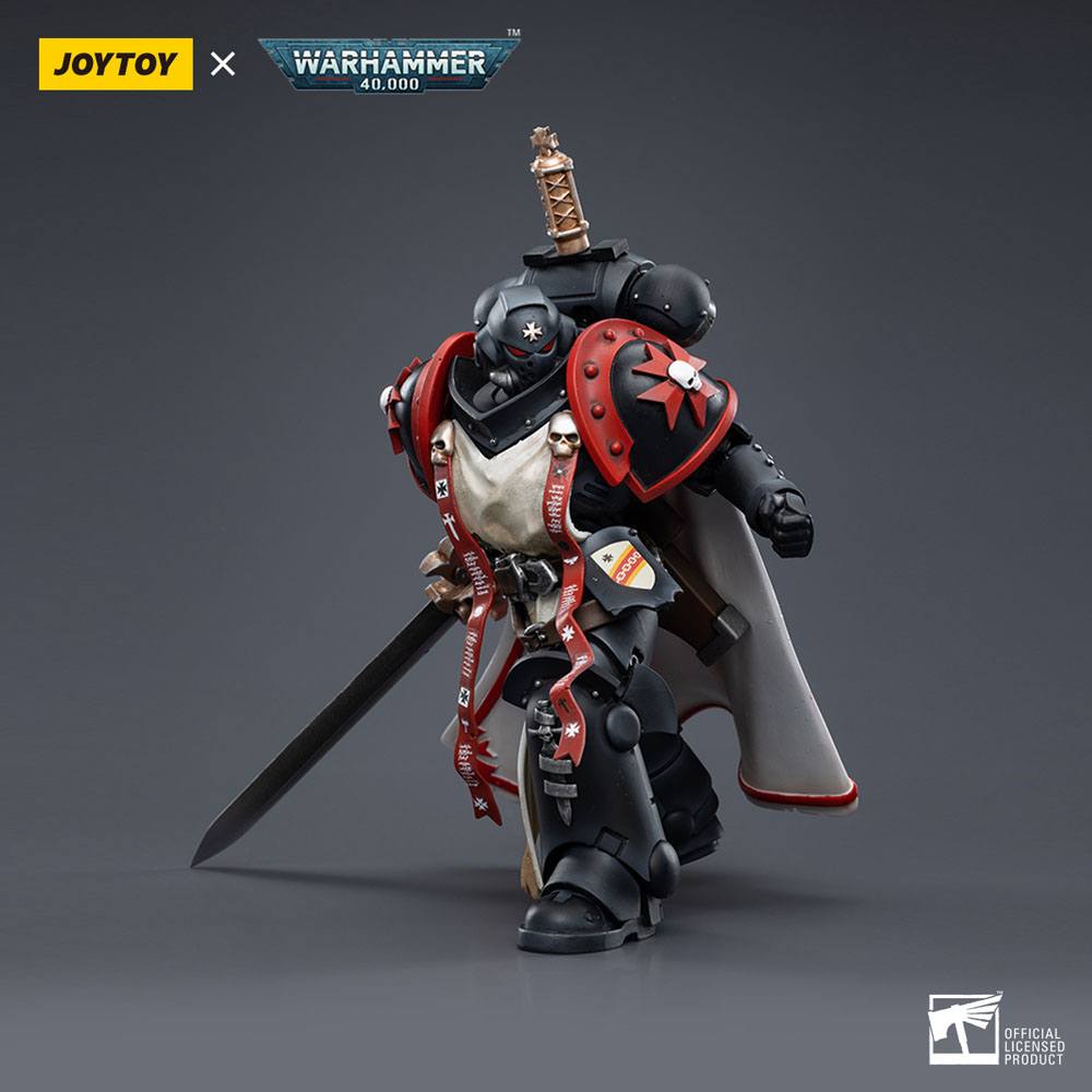 Warhammer 40k Actionfigur 1/18 Black Templars Primaris Sword Brethren Eberwulf 12 cm