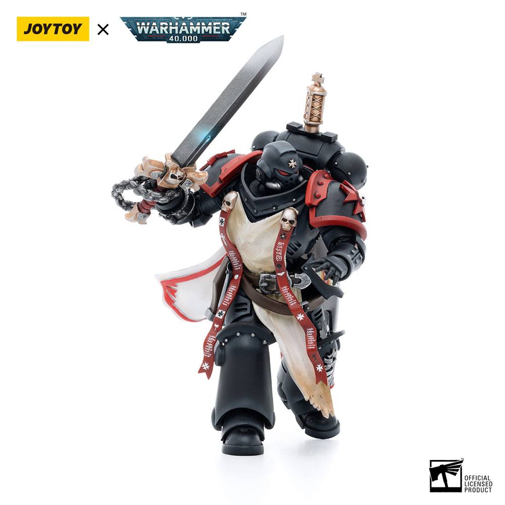 Warhammer 40k Actionfigur 1/18 Black Templars Primaris Sword Brethren Eberwulf 12 cm
