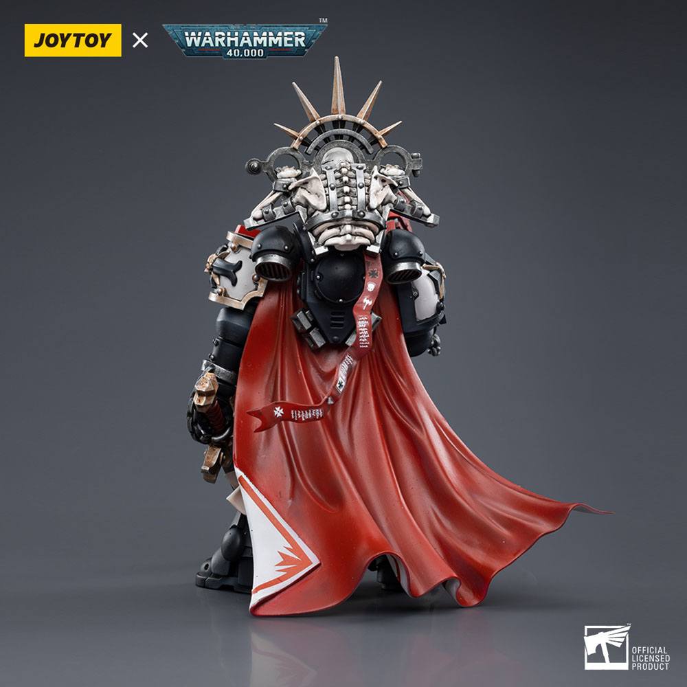 Warhammer 40k Actionfigur 1/18 Black Templars Marshal Baldeckrath 12 cm