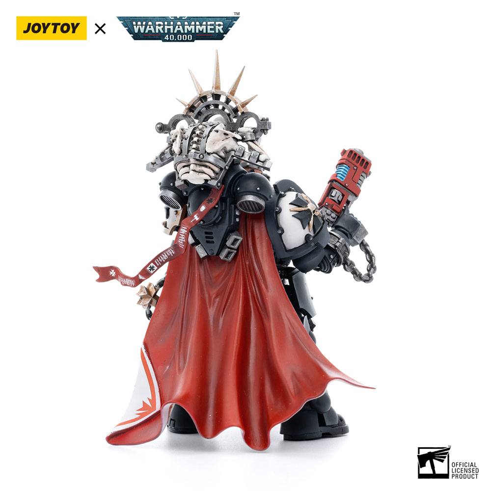 Warhammer 40k Actionfigur 1/18 Black Templars Marshal Baldeckrath 12 cm