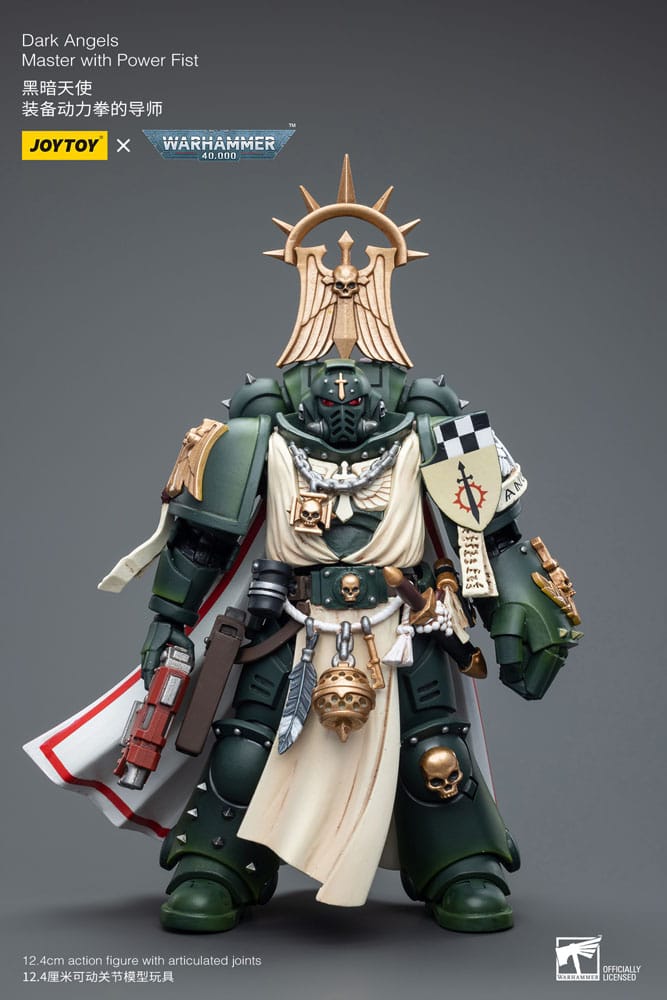 Warhammer 40k Actionfigur 1/18 Dark Angels Master with Power Fist 12 cm