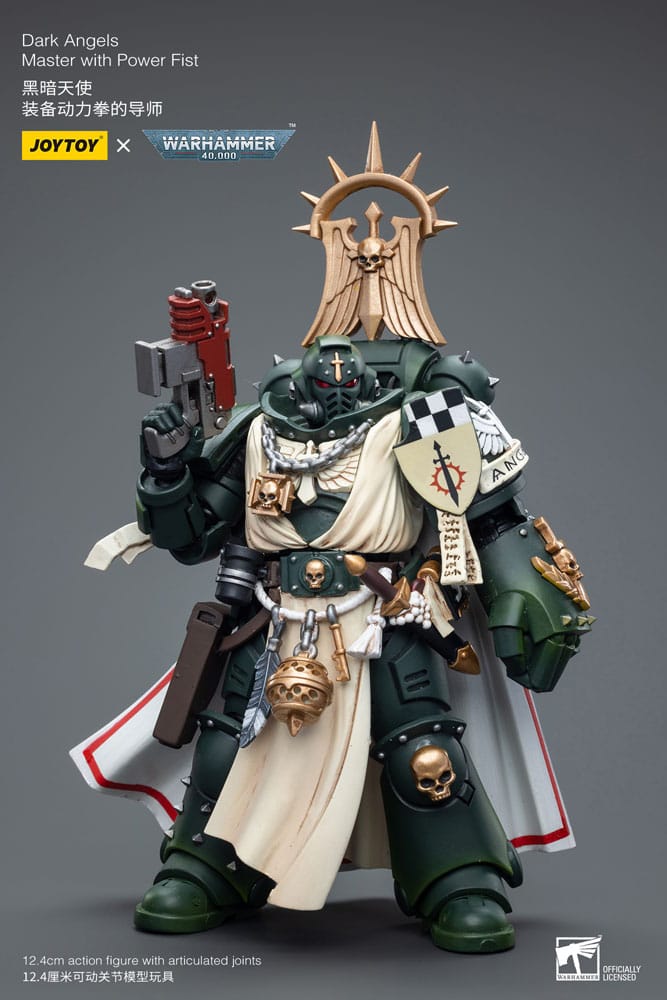 Warhammer 40k Actionfigur 1/18 Dark Angels Master with Power Fist 12 cm